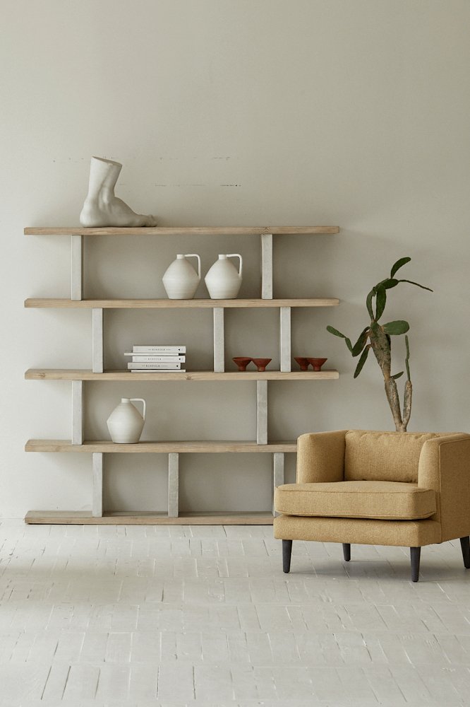 Bucco Shelf - Bookcase & Standing Shelf | natage